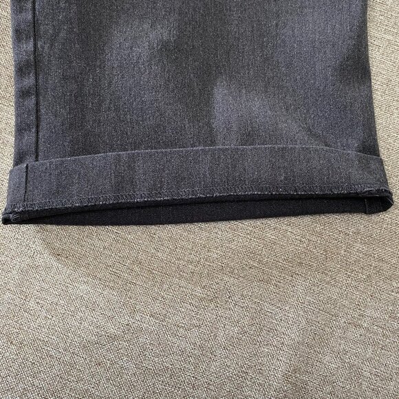 St. John's Bay Straight Leg Khaki Pants Women's 24W High Rise Gray Casual - Picture 8 of 13